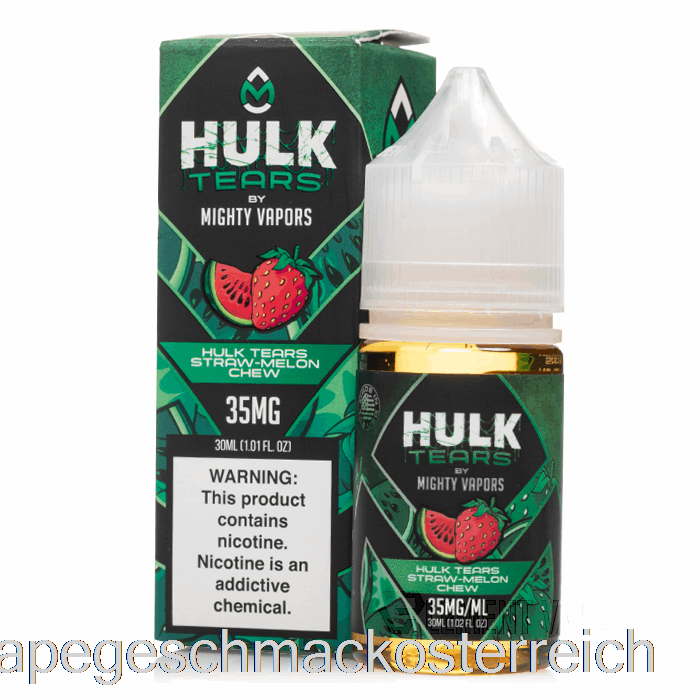 Hulk Tears Strohmelonen-Kaubonbon – Hulk Tears Salze – 30 Ml, 35 Mg Vape-Geschmack